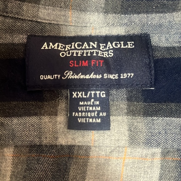 American Eagle Men’s Flannel Shirt! - Picture 2 of 6